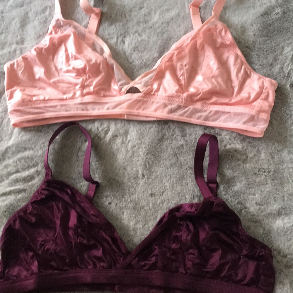 Victoria's secret satin bralettes